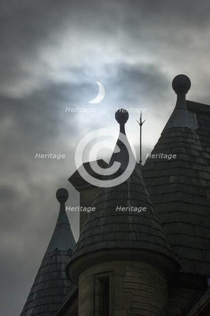 Peckover Street, Little Germany, Bradford, West Yorkshire, during a solar eclipse, 2015. Artist: Alun Bull.