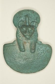 Pectoral Amulet of the Goddess Bastet, Egypt, Third Intermediate Period, Dynasty 21-25 (1070-656 BCE Creator: Unknown