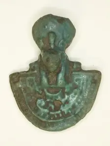 Pectoral Amulet of the Goddess Bastet, Egypt, Third Intermediate Period, Dynasty 21-25 (1070-656 BCE Creator: Unknown
