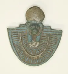 Pectoral Amulet of the Goddess Bastet, Egypt, Late Period, Dynasty 26-30 (664-343 BCE). Creator: Unknown