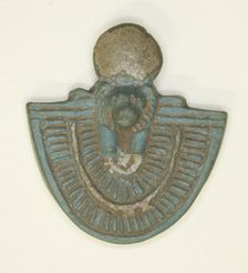 Pectoral Amulet of the Goddess Bastet, Egypt, Late Period, Dynasty 26-30 (664-343 BCE). Creator: Unknown
