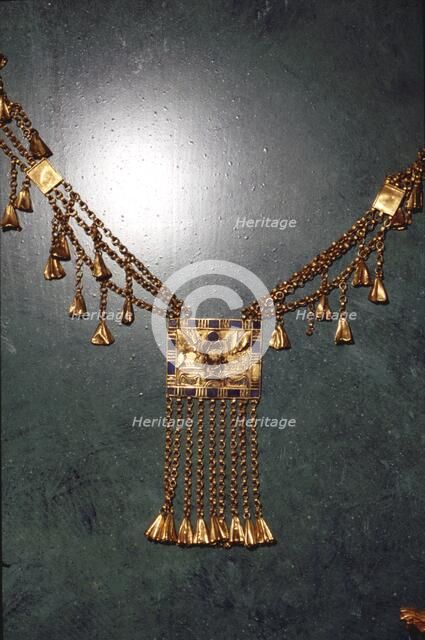 Pectoral behalf of the pharaoh and high priest of Amon Pinedjem, c990BC-969BC Artist: Unknown.