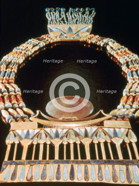 Pectoral from Tutankhamun's tomb, 14th century BC. Artist: Unknown