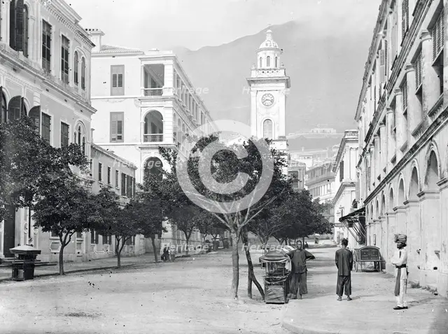Pedder Street, Hong Kong, 1868/1871. Creator: John Thomson.