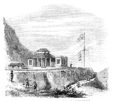 Pedder's Hill and Harbour-Master's House, Hong-Kong, 1857. Creator: Unknown