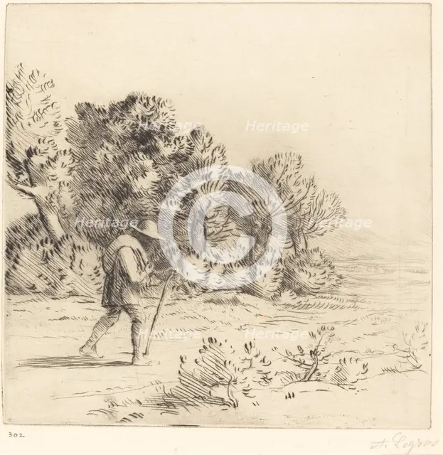 Peddler (Le colporteur). Creator: Alphonse Legros.