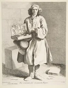 Peddler of Knives, Scissors and Combs, 1742. Creator: Caylus, Anne-Claude-Philippe de