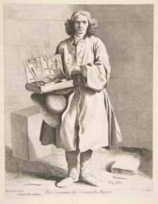 Peddler of Knives, Scissors and Combs, 1742. Creator: Caylus, Anne-Claude-Philippe de