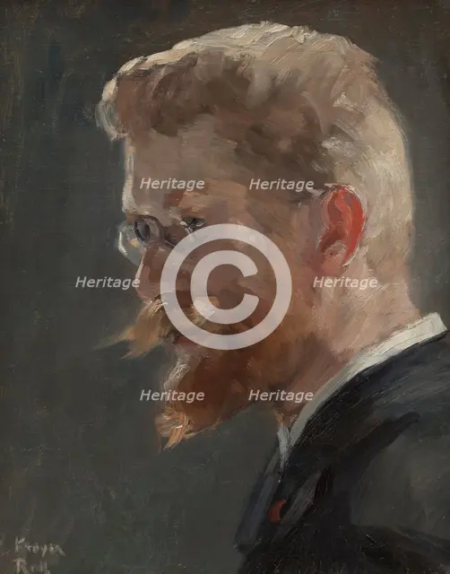 Peder Severin Kröyer (1851-1909), c1880s. Creator: Alfred Philippe Roll.