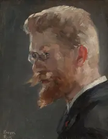 Peder Severin Kröyer (1851-1909), c1880s. Creator: Alfred Philippe Roll