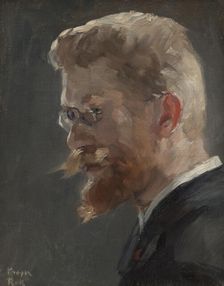 Peder Severin Kröyer (1851-1909), c1880s. Creator: Alfred Philippe Roll