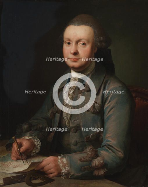 Peder Rahr, merchant from Ribe, 1770. Creator: Jens Juel.