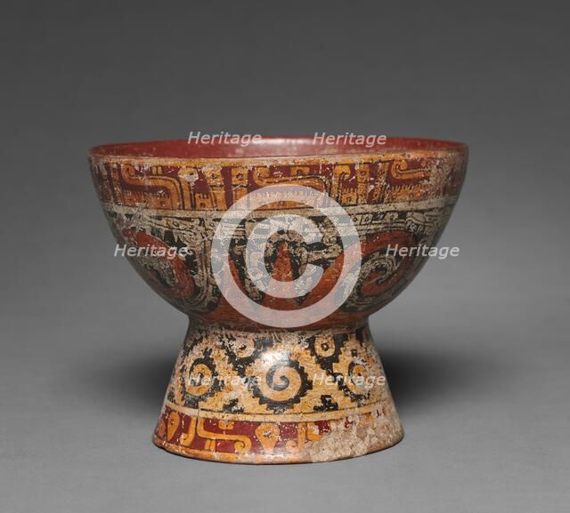 Pedestal Bowl, c. 900-1519. Creator: Unknown.