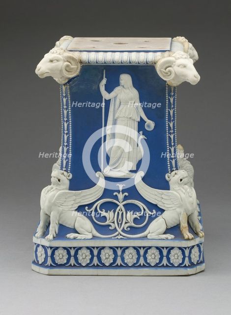 Pedestal, Burslem, c. 1785. Creator: Wedgwood.