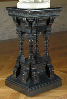 Pedestal, c. 1870. Creator: Daniel Pabst (American, 1826-1910), attributed to