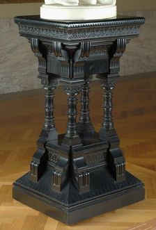 Pedestal, c. 1870. Creator: Daniel Pabst (American, 1826-1910), attributed to
