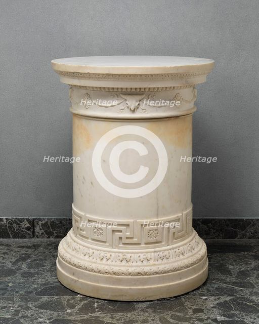 Pedestal for "Venus" after Canova, c. 1822/1823. Creator: Thomas Hope.