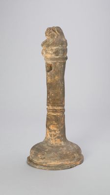 Pedestal with Squatting Bear, Han dynasty (206 B. C.-A.D. 220). Creator: Unknown