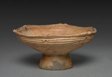 Pedestalled Dish, c. 1000 - 500 BC. Creator: Unknown