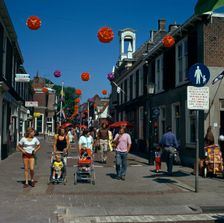 Pedestrian district in Wassenaar. Artist: CM Dixon