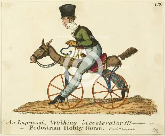 Pedestrian Hobby Horse, n.d. Creator: JL Marks.