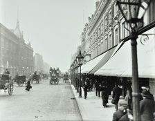 Pedestrians outside DH Evans, Oxford Street, London, 1903