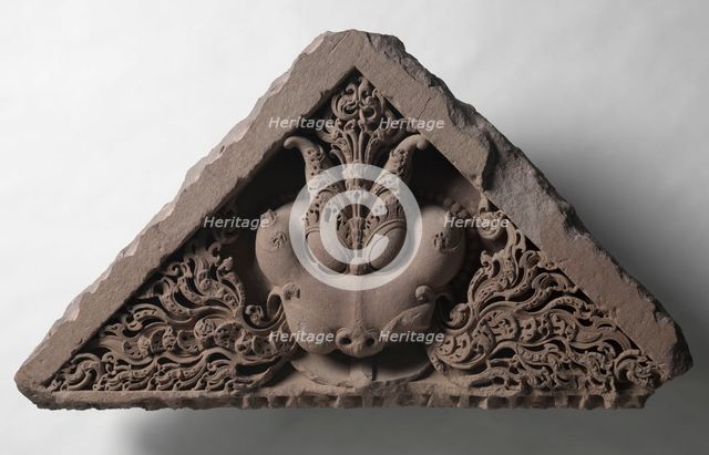 Pediment with the face of Glory (Kirti-mukha), c. 1000s. Creator: Unknown.
