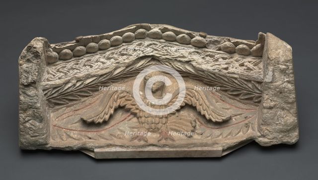 Pediment with an Eagle, 400s. Creator: Unknown.