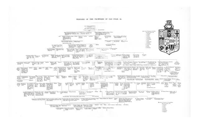 Pedigree of the Frowykes of Old Fold, 1886. Artist: Unknown.