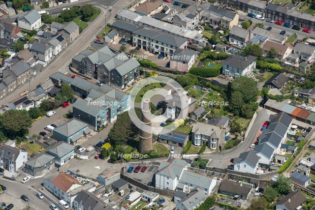 Pedn-an-drea Chimney Stack, Redruth, Cornwall, 2021. Creator: Damian Grady.
