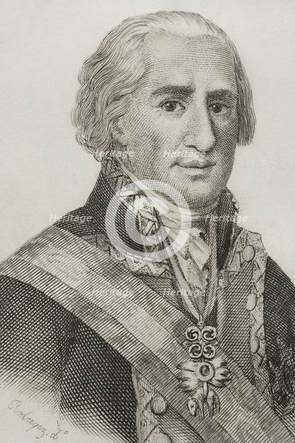 Pedro de Alcántara Téllez Girón y Pacheco (1755-1807), Spanish Lieutenant General, 1851. Creators: Martinez, Rodriguez.
