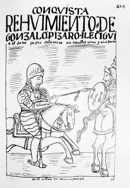 Pedro de La Gasca, Spanish ecclesiastic sent to Perú to put down the rebellion of Gonzalo Pizarro…