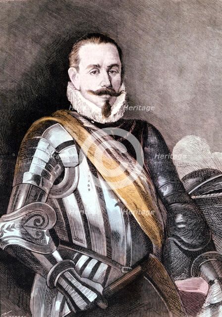 Pedro de Valdivia (1497 - 1554). Spanish militar and conqueror, he conquered Chile.