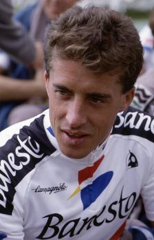Pedro Delgado Perico (1960 -), Spanish cyclist, photography, 1990