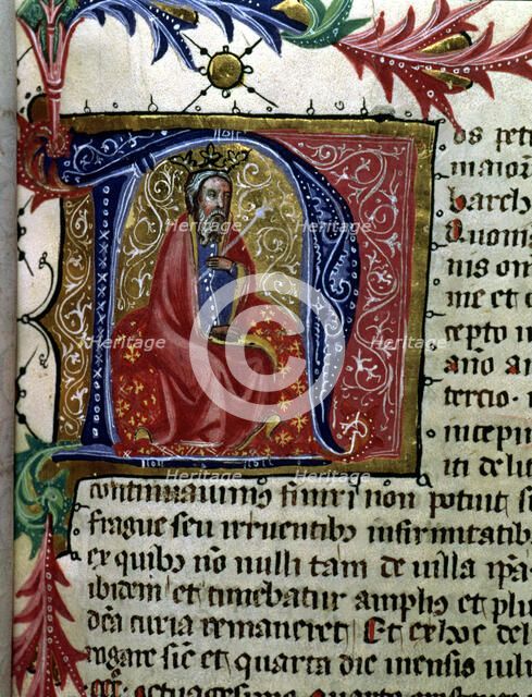 Pedro IV 'The Ceremonious' '(1319-1387), King of Aragon (III of Catalunya, II of Valencia), minia…