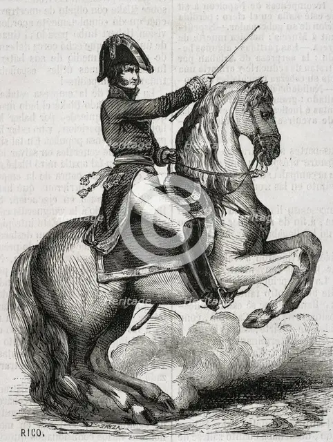 Pedro Villacampa Maza de Lizana, (1776-1854), Spanish military of noble origin, 1853.  Creators: Pedro Villacampa, Bernardo Rico.