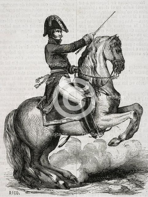 Pedro Villacampa Maza de Lizana, (1776-1854), Spanish military of noble origin, 1853.  Creators: Pedro Villacampa, Bernardo Rico.