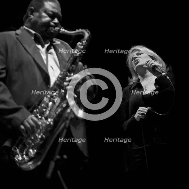Pee Wee Ellis and Clare Teal, 2015. Artist: Alan John Ainsworth.