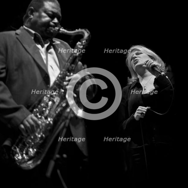 Pee Wee Ellis and Clare Teal, 2015. Artist: Alan John Ainsworth.