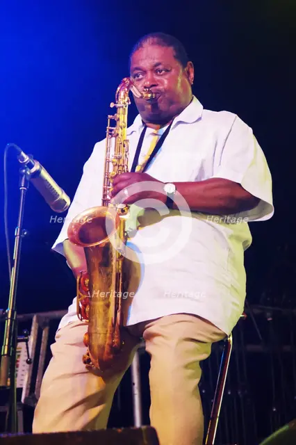 Pee Wee Ellis, Love Supreme Jazz Festival, Glynde Place, East Sussex, 2015. Artist: Brian O'Connor.