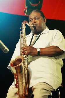 Pee Wee Ellis, Love Supreme Jazz Festival, Glynde Place, East Sussex, 2015. Artist: Brian O'Connor