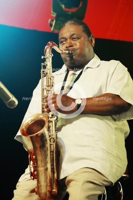 Pee Wee Ellis, Love Supreme Jazz Festival, Glynde Place, East Sussex, 2015. Artist: Brian O'Connor.