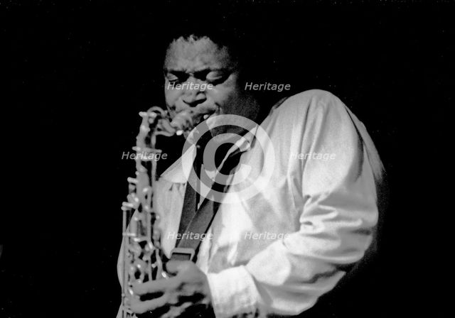 Pee Wee Ellis, Ronnie Scott's, Soho, London, March 1993.  Artist: Brian O'Connor.