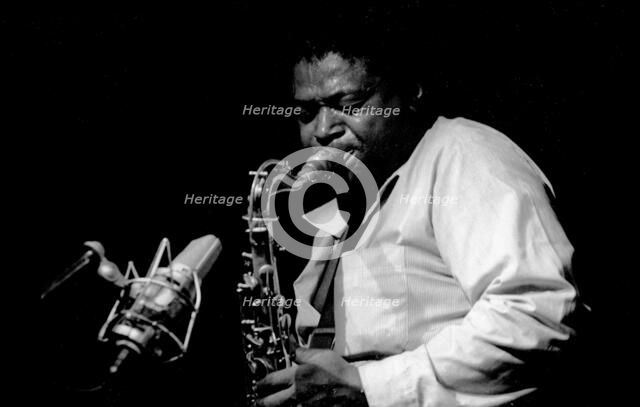 Pee Wee Ellis, Ronnie Scott's, Soho, London, July 1993.  Artist: Brian O'Connor.