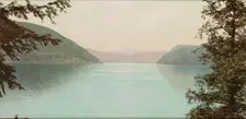 Peekskill Bay and the narrows of the Hudson, ca 1900. Creator: Unknown