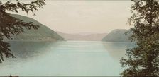 Peekskill Bay and the narrows of the Hudson, ca 1900. Creator: Unknown
