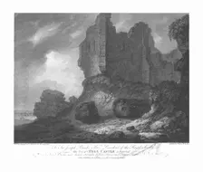 Peel Castle, 1783. Creators: Thomas Hearne, William Byrne, Thomas Medland