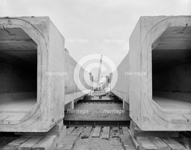 Peel Common Waste Water Treatment Works, Peel Common, Fareham, Hampshire, 06/06/1978. Creator: John Laing plc.