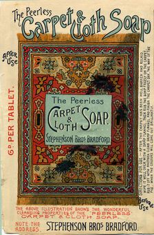 Peerless Carpet & Cloth Soap, 19th century