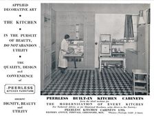 Peerless Built-In Kitchen Cabinets 1935